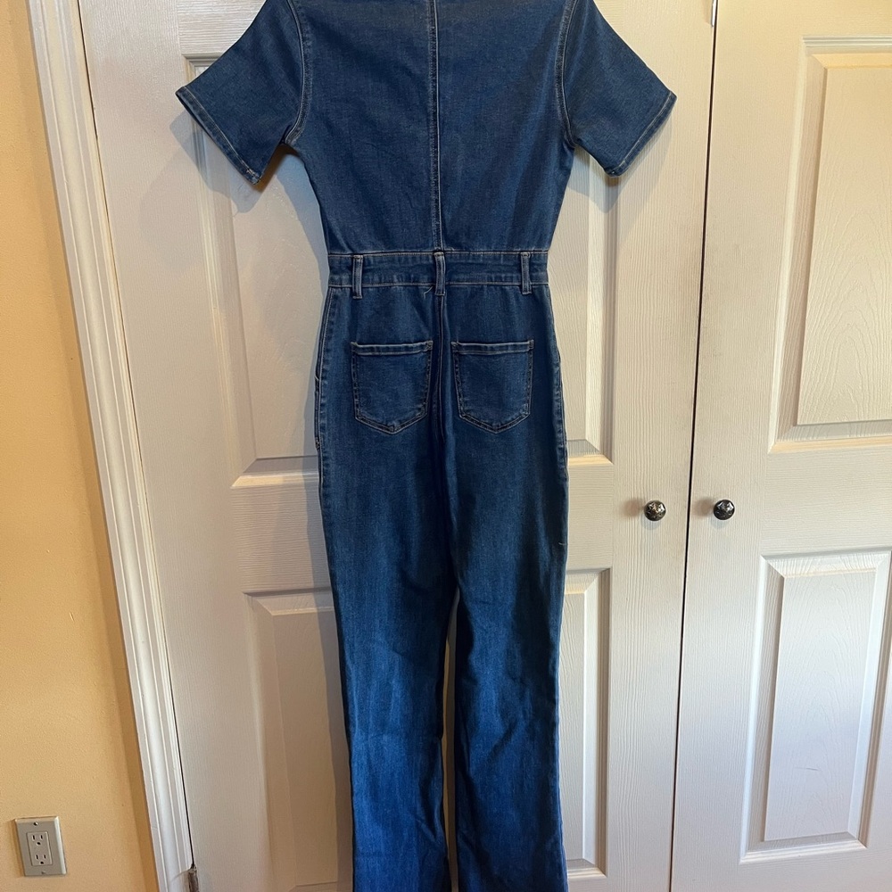 Refuge Blue Denim Jumpsuit - Picture 4 of 4